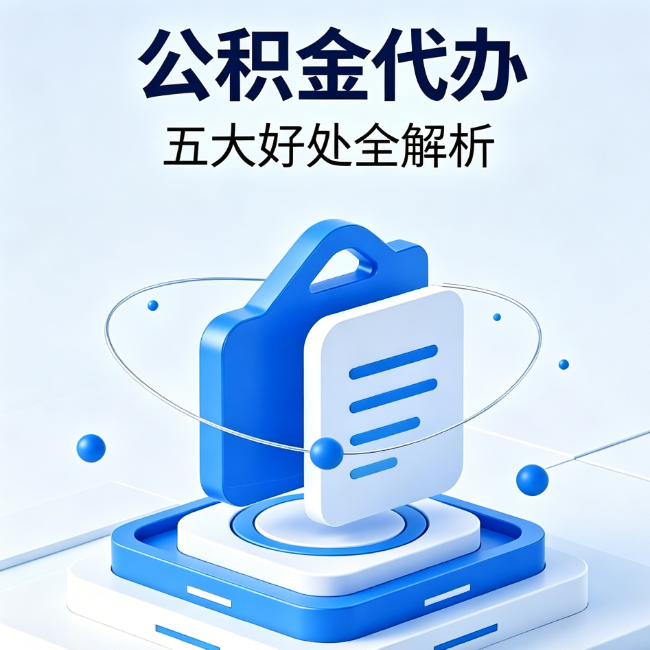 荆州公积金代办到底值不值？这5大好处让你少走弯路
